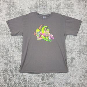 7- Eleven Slurpee T-Shirt Men's Large Gray Employee Pop Culture Short Sleeve